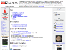 Tablet Screenshot of digitalmars.com